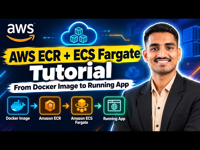 AWS ECR + ECS Fargate Tutorial | From Docker Image to Running App