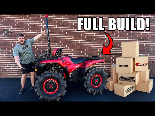 TRANSFORMING MY BRAND NEW HONDA RUBICON! FULL BUILD AT VESSEL POWERSPORTS!