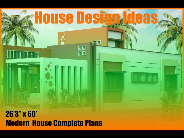 Modern Row House Complete Plans Small l House Elevation Design I Small House Design Ideas   🏡🏘🏠