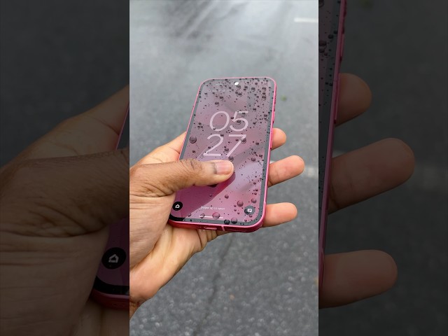 Pixel 9a Fingerprint Sensor Heavy Rain