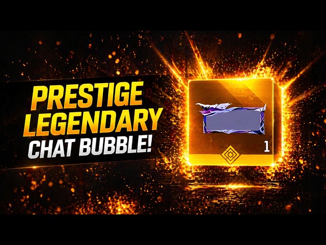“I Unlocked PRESTIGE Legendary Chat Bubble! 😱 (S1 2026 CODM)”