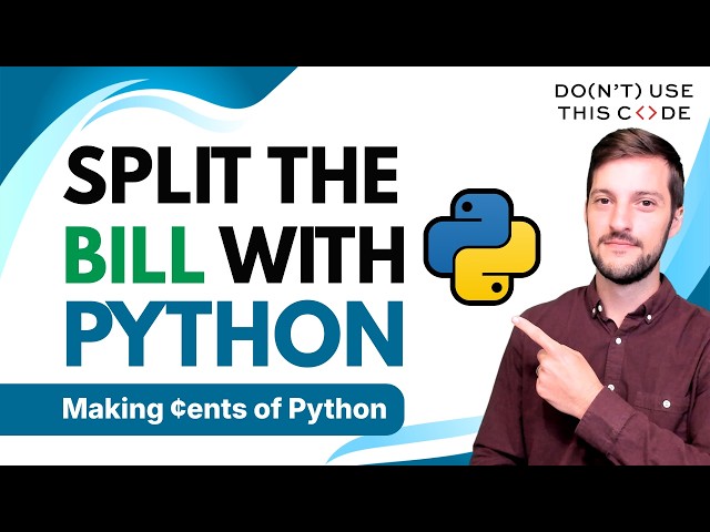 Going Dutch for Beginners | Making Cents of Python Part 1