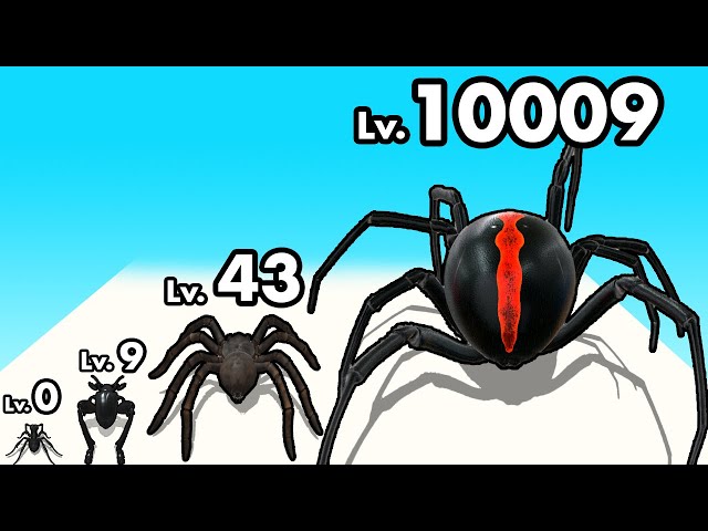 Can I Evolve a MAX LEVEL SPIDER? - Insect Evolution Run