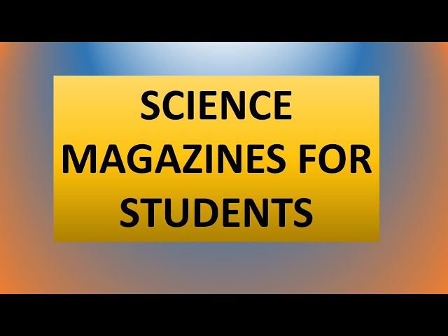 SCIENCE MAGAZINES FOR STUDENTS AND LIBRARIES | Happy Young Readers |