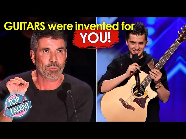 18-Year-Old Polish Guitarist Marcin STUNS Simon Cowell on America's Got Talent!