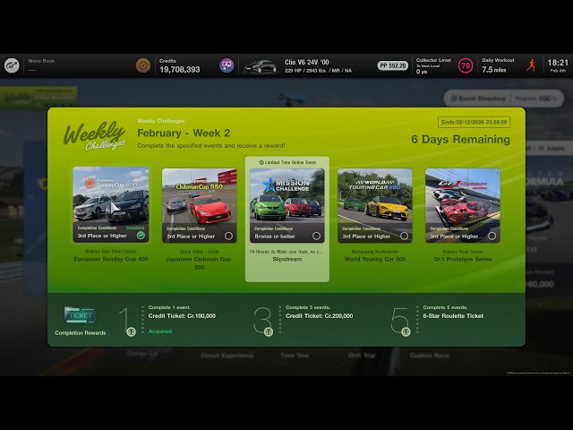 GT7 - Mission Challenge - Slipstream - Le Mans - Renault Avantime 3.0 V6 24V '02 - 🏆