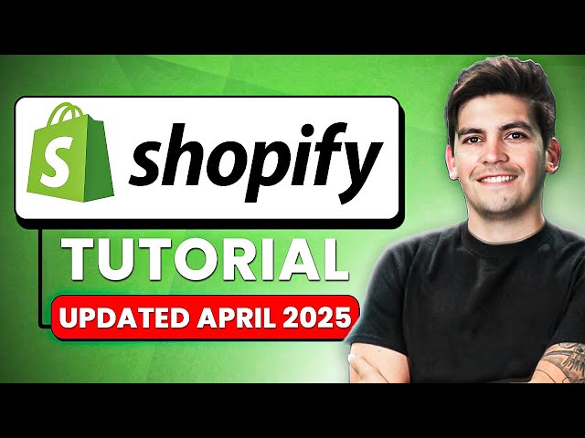 Shopify Tutorial for Beginners 2025 (Setup Your Store In Minutes)