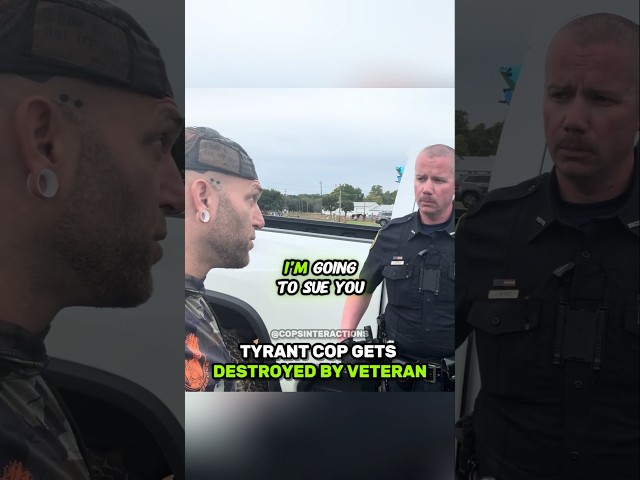 Tyrant Cop Gets Destroyed By Veteran
