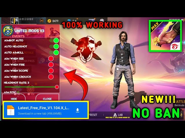 FREE FIRE MOD APK || FREE FIRE MOD MENU APK || FREE FIRE MOD APK 2024 || 100% WORKING || NO BAN
