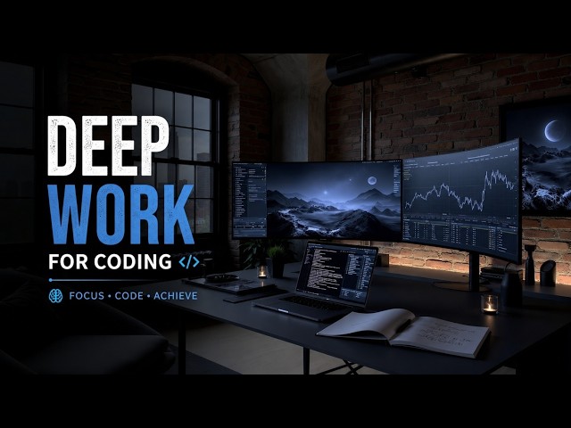 Deep Work for Coding | Ambient Lo-fi Beats to Improve Focus & Productivity for Developers
