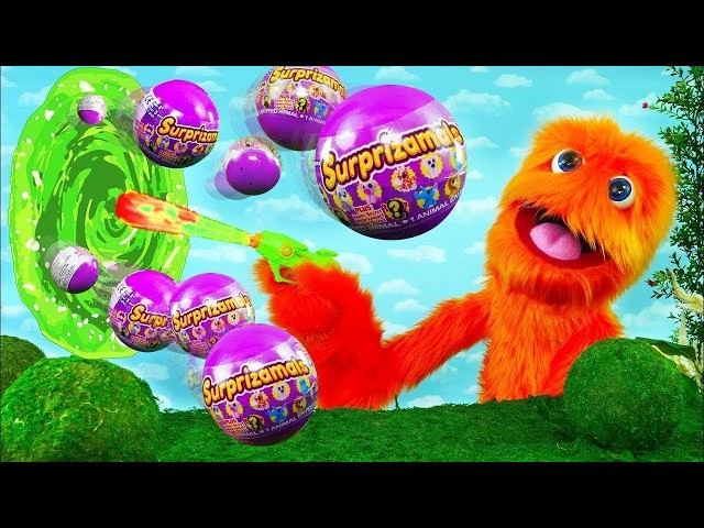 Fuzzy Games with a Portal and Surprizamals Series 2 Surprise Egg Toys for Kids Fall!