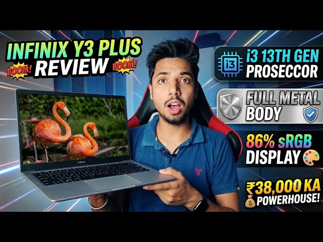 Infinix Y3 Plus i3 13th Gen 1315U Laptop Review | Best Laptop Under ₹40,000
