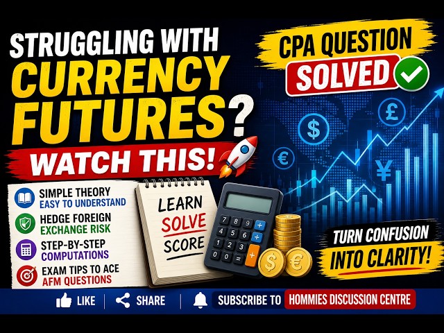 Struggling with Currency Futures? Watch This!  Derivative CPA QUESTION SOLVED