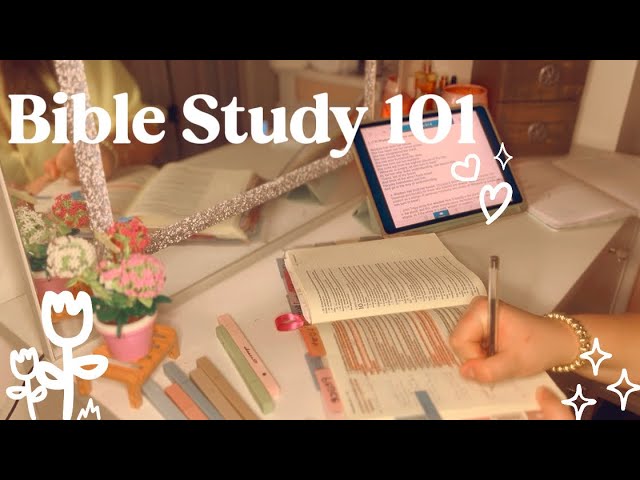 Beginners guide to Studying the Bible! 