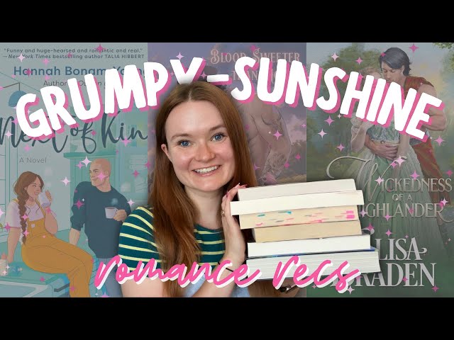 grumpy-sunshine romance recommendations!!