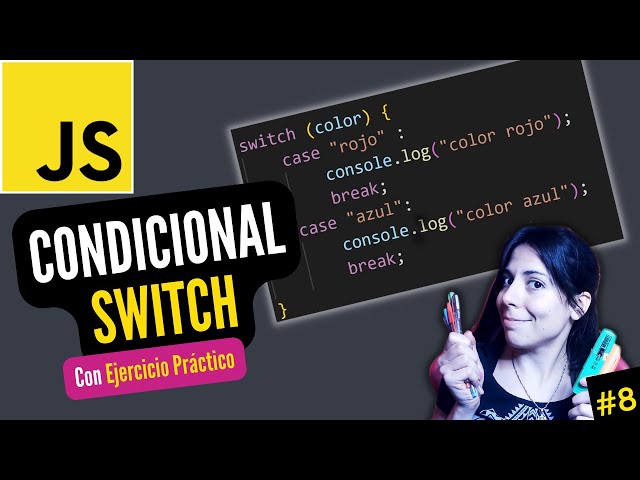 👩🏻‍💻 SWITCH in JAVASCRIPT + EXERCISE | ⭐ JAVASCRIPT FROM SCRATCH Course 🚀 #8