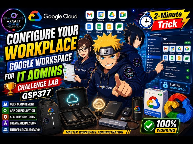 GSP377 | Configure Your Workplace: Workspace for IT Admins Challenge Lab |