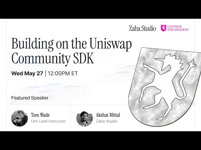 Building on the Uniswap Community SDK