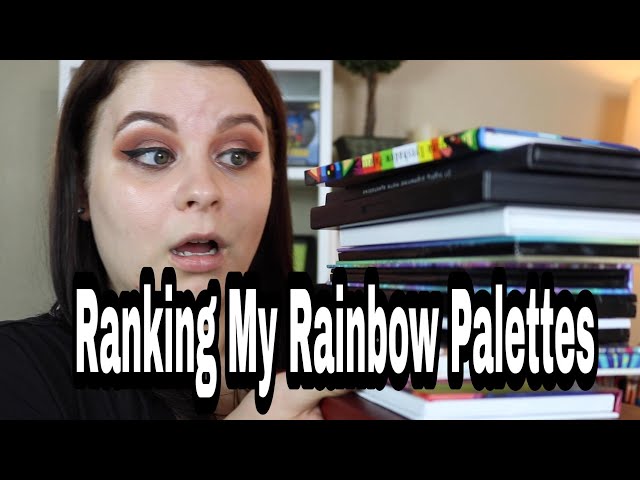 Ranking My Rainbow Palettes
