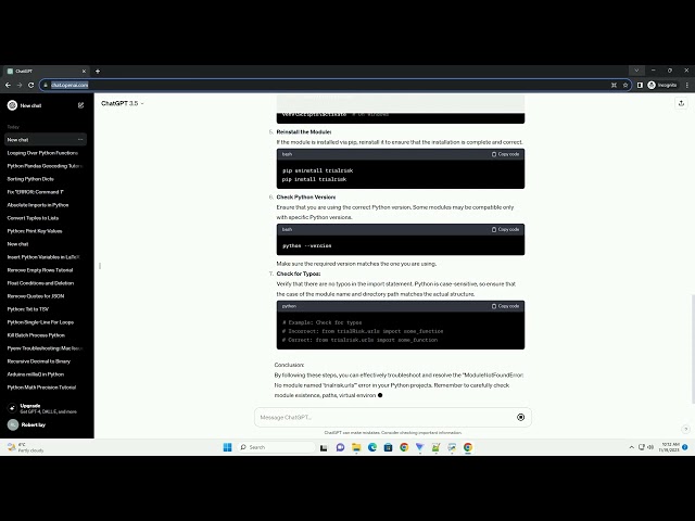 getting error ModuleNotFoundError No module named trialrisk urls in python