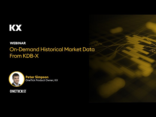 Query Historical Market Data On Demand From KDB-X