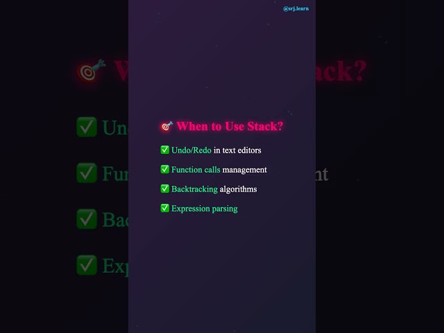 Stack vs Queue | When to Use Each Data Structure