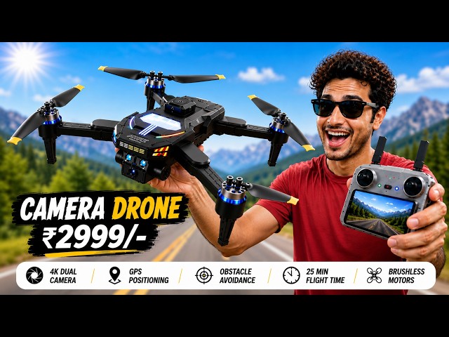 BEST DRONE India's Most Affordable True 4K Gimble Camera Drone | NOT ORO 4K