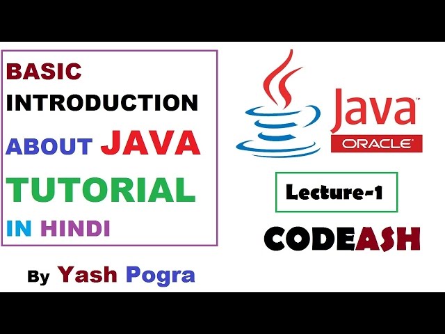 java tutorial in hindi | Introduction about Java | Core Java | Lecture -1