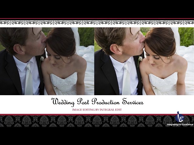 Integral Edit Image Editing Sample Work - Wedding Post Production