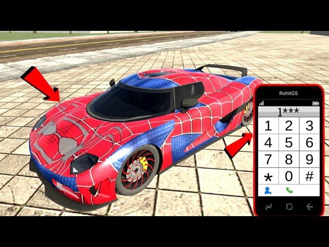 SPIDER-MAN Car Secret CHEAT CODE 😱 | Indian Bike Driving 3D