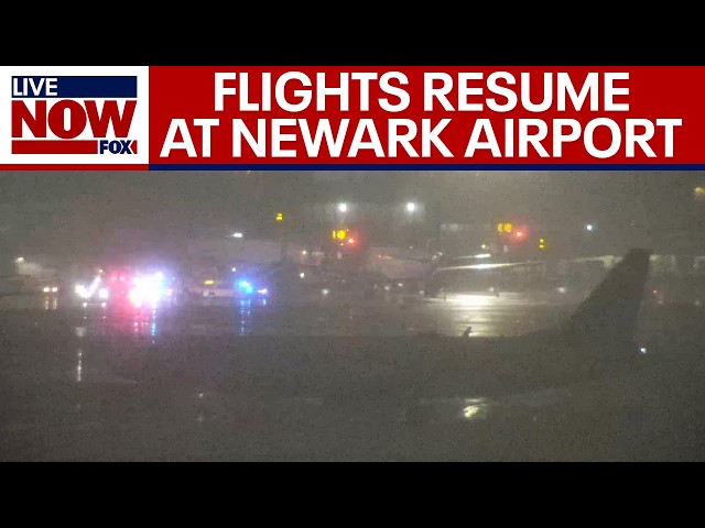 Aircraft Emergency: Flights resume at Newark Airport after JetBlue engine failure