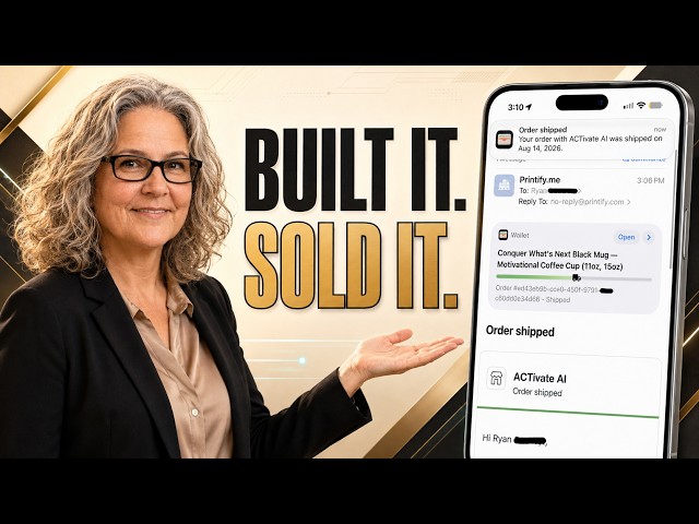 I Built a Merch Store Funnel With ChatGPT + MCP and Got a Sale in Minutes🔥