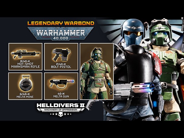 Helldivers 2 - Warhammer 40K Legendary Warbond...