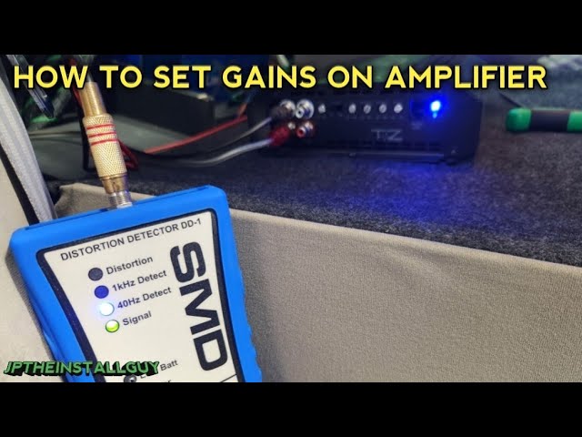 How to set Gains on Amplifier with SMD DD1