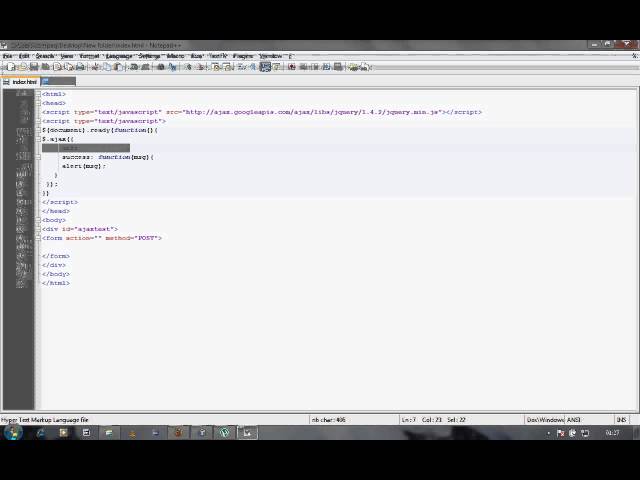 jquery ajax for bigginers