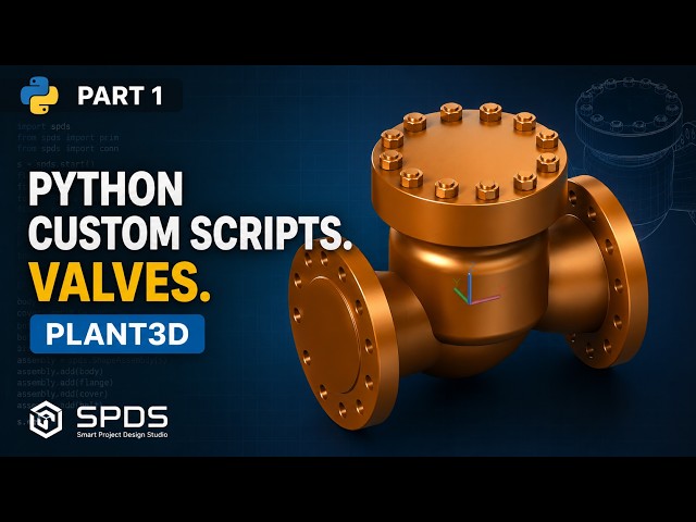 Custom Plant 3D Valves with Python | Part 1