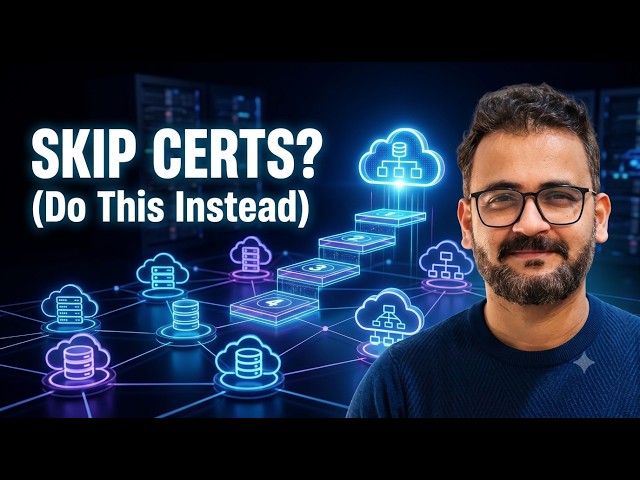 SKIP Certifications? Do THIS Instead (4-Step Cloud Architect Roadmap)
