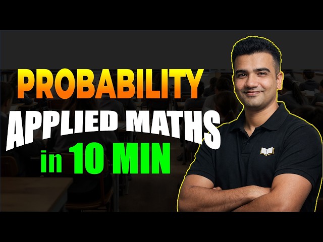 Probability Distribution in 10 Min || All Concept Formula Class 12 Applied Maths Final Revision 2026