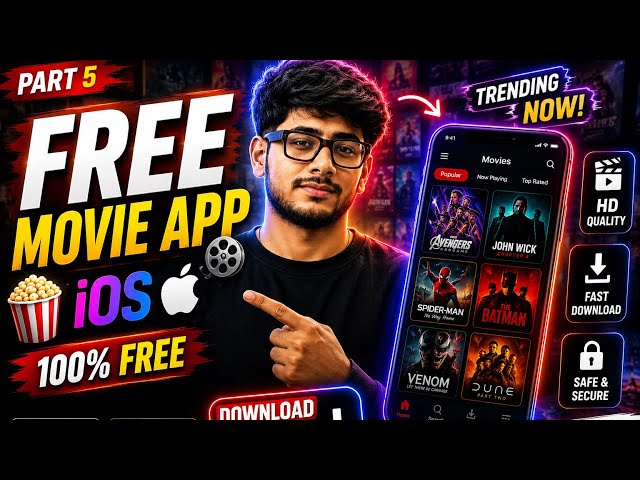 😱 FREE Movie App for iPhone & Android 2026 #viral #song #movie #america #global #viral 