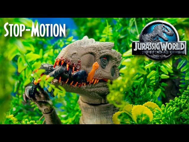 Jurassic World: Toy Movie | El Escape de la Indominus Rex en Stop-Motion [4k]