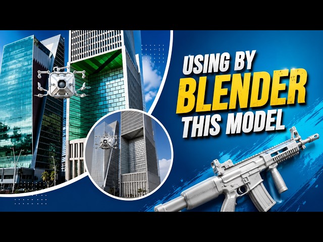 Blender CGI Ad Tutorial 🚁 Cinematic VFX Commercial in Blender ||   #cgianimation #vfxshorts #blander