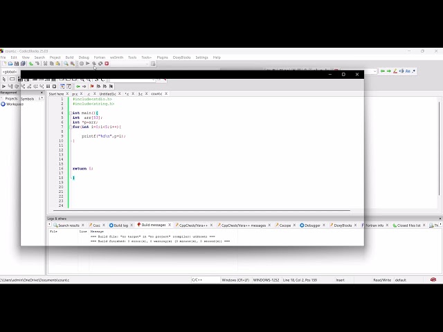 MEMORY ADDRESS USING POINTER