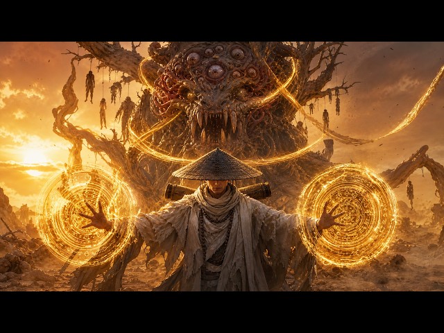 Thousand-eyed demon haunts the desert! A monk uses magic array to battle ancient evil!