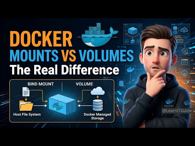 Docker Bind Mounts vs Volumes: Which One Should You Use in 2026?