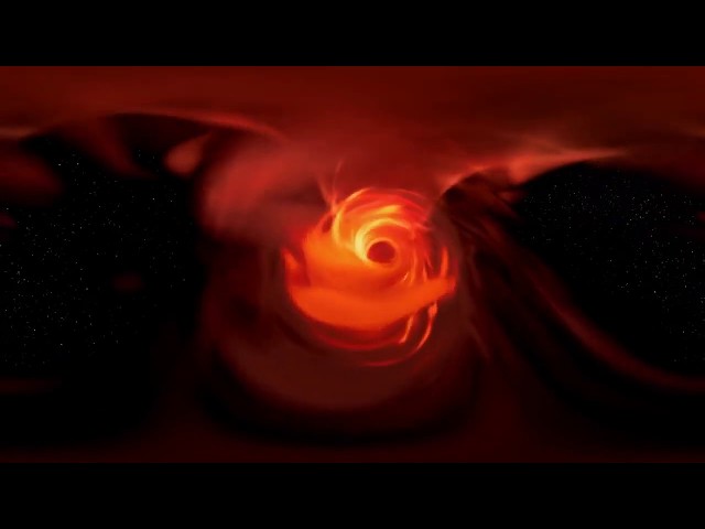 Observing Supermassive Black Holes in Virtual Reality