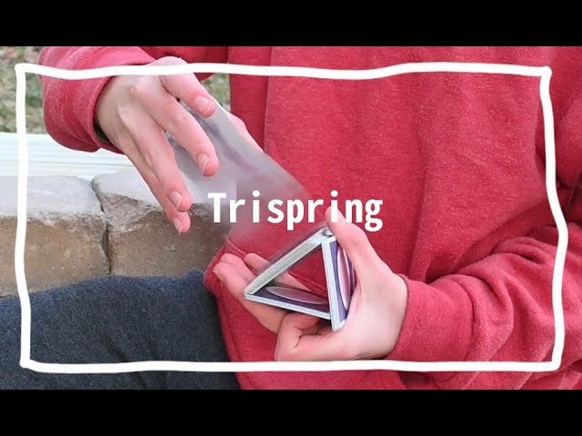 TRIANGLE CARD SPRING tutorial + tips