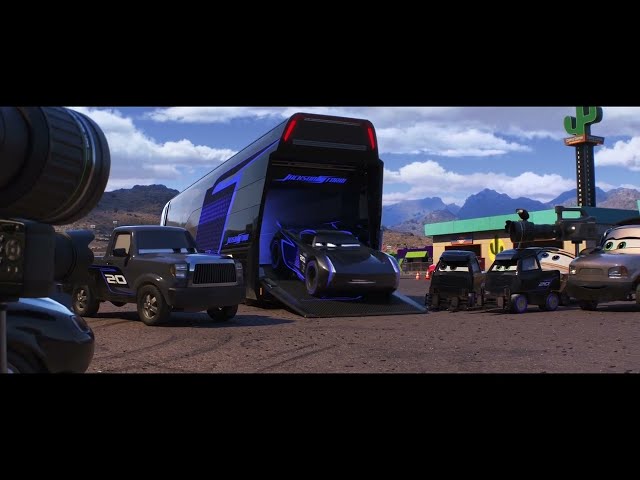 Cars but it's just Jackson Storm engine