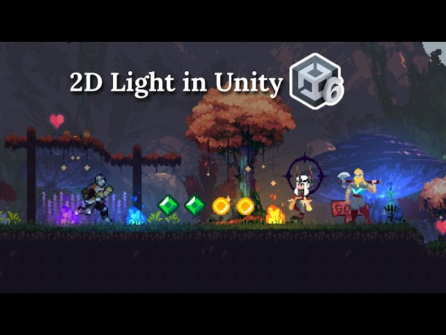 How to Add Light in a 2D Game on Unity Game Engine for Beginners | 2D Light Tutorial Unity 6