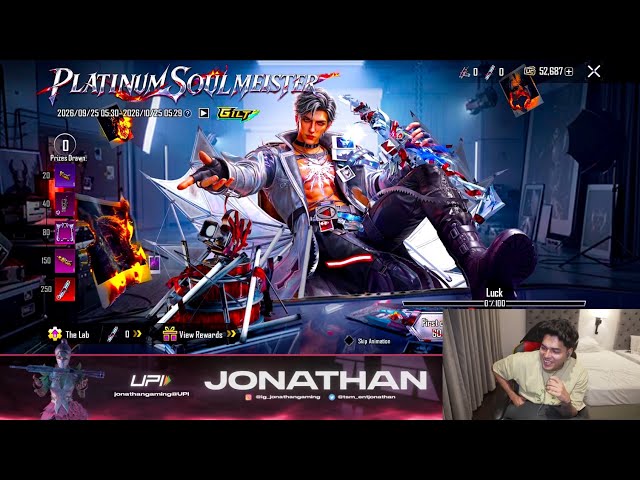 🔥Jonathan is BACK with The PLATINUM SOUL MEISTER😱 10000 UC Crate Opening! #jonathangaming 