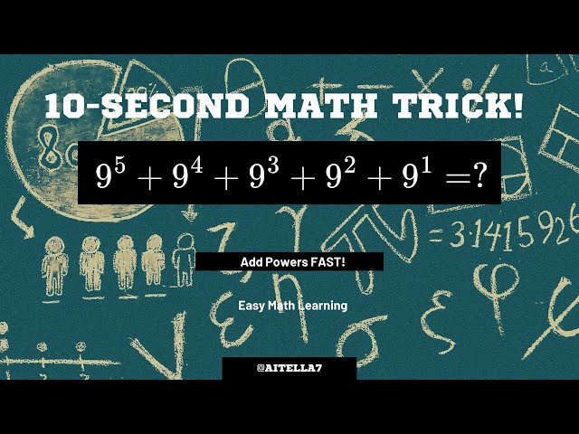 This Math Trick Makes Big Powers EASY! #mathtricks #fastmath #olympiadmath 